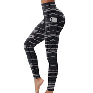 Leggings de yoga pour femmes, tissu recyclé écologique, tricot sans couture, prix de gros, prêts à être expédiés, très demandés. - Product Image 5