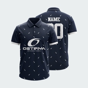 เสื้อโปโลผู้ชายพิมพ์ลาย ทรงสลิมฟิต ผลิตจากวัสดุกีฬาแห้งเร็ว คุณภาพสูง สำหรับกอล์ฟ - Product Image 3