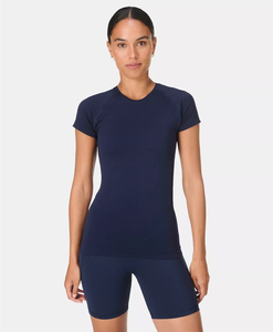 T-shirts en coton personnalisés et confortables pour femmes, vente en gros, t-shirts décontractés d'été à manches courtes, basiques et surdimensionnés pour femmes - Product Image 3
