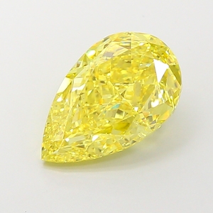 Diamant ovale CVD jaune intense de 4 carats avec rapport IGI, clarté VS1, pour bagues de fiançailles personnalisées et bijoux fins - Product Image 1