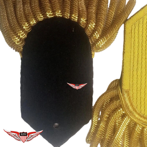 KEW Lujosas Epaulettes Doradas de Oficial Vintage Ecológicas, Reproducción Napoleónica, Pliegues de Hombro, Accesorios para Vestimenta Ceremonial - Product Image 4