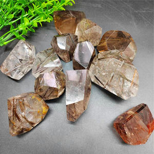 Vente en gros de quartz rutilé cuivré naturel poli de haute qualité, forme libre, matériaux rares, très demandé - Product Image 2