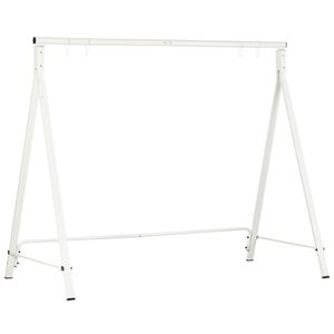 Fauteuil suspendu design moderne pour intérieur/extérieur, avec support, imperméable, pour salon, chambre, parc, hôtel, salle de sport, en acier et osier - Product Image 2