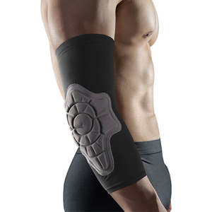 Genouillères personnalisées en EVA rembourrées avec bordure noire et blanche, pour le volley-ball et le basketball, protection contre les chocs, genouillères élastiques - Product Image 4