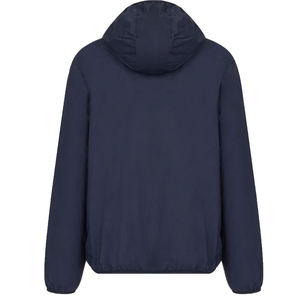 Veste coupe-vent à capuche pour homme, style sportif, tissu polyester, fermeture éclair, coupe régulière, imperméable - Product Image 6