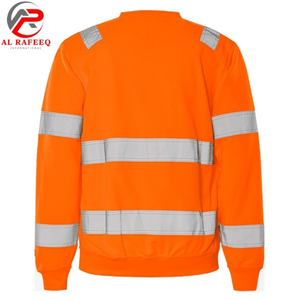 Sweat-shirt de travail à prix abordable pour hommes, col rond, haute visibilité, réfléchissant, en polaire, pour l'hiver, modèle vierge pour femmes, vente en gros 2026 - Product Image 1