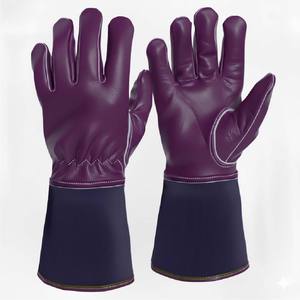 Strong Cowhide Leather Welding Gloves Heat Resistant Gloves for Industrial Welding Protection - Product Image 2