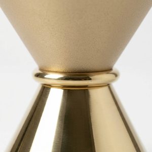 Portavelas de Latón Hecho a Mano de 12 cm para Champán, con Base de Espejo y Diseño de Diábolo, Recipiente de Equilibrio para Decoración del Hogar, Hoteles y Bodas - Product Image 4
