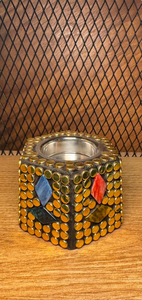 FAIZA CRAFT Brûleur de Bakhoor en bois d'acacia et de santal de qualité supérieure, design tendance, travail islamique, Mabkhara, encens de première qualité - Product Image 2