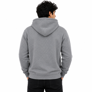 Sudaderas con Capucha Personalizadas de Invierno, Premium, con Cierre Frontal, Estilo Urbano, 100% Algodón, Oversize, Ecológicas, Fabricante de Ropa - Product Image 3