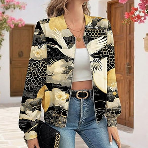 Wholesale Breathable <b>Womens</b> Sheep Skin Woven <b>Jacket</b> High Quality <b>Lightweight</b> Fashion Outerwear for Everyday Wear - Product Image 4