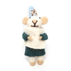 Porte-clés en feutre de laine fait main - Charme de sac animal mignon, couleurs personnalisées, cadeau personnalisé pour les enfants de 2 à 4 ans - Product Image 1
