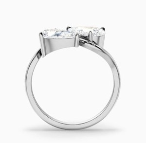 Pear Cut Moissanite <b>Ring</b> 925 Sterling Silver Gold Plated Luxury Prong Setting Elegant Engagement <b>Ring</b> <b>Dainty</b> Wedding Bridal - Product Image 3
