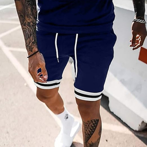 Men Summer Outfit Manufacturer 2 Piece Cotton T Shirt Cargo Shorts OEM <b>Bulk</b> Custom Logo Supply - Product Image 6