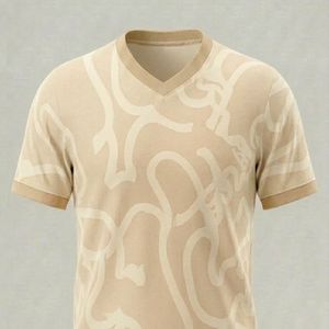 T-shirt de sport pour homme en coton 100% tricoté, sublimation personnalisée, séchage rapide et respirant - Product Image 1