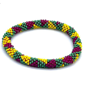 Glass Beads Trendy Design <b>Bracelet</b> Made in India Fashionable Beaded Bangle for Women and Girls - Product Image 6