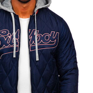 Chaqueta Bomber Impermeable de Primera Calidad para Hombre, para Invierno, con Logotipo y Diseño Personalizados, Chaqueta Bomber de Tela de Lona - Product Image 4