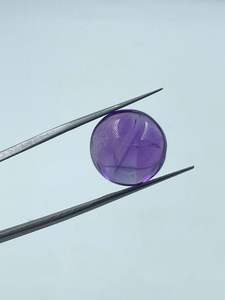 พลอยอเมทิสต์สีม่วงธรรมชาติคุณภาพสูง 12.70 กะรัต ขนาด 16 มม. ทรงกลมเจียระไนแบบบริลเลียนท์ สำหรับทำจี้ - Product Image 3