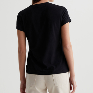 Camiseta Corta de Algodón para Niña con Logotipo Personalizado al por Mayor, Top Corto de Alta Calidad, Camisetas de Manga Corta de Forro Polar, Diseño de Moda de Invierno - Product Image 5