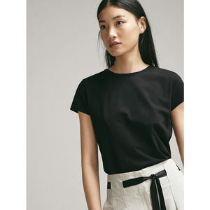 Fabricante de Camisetas de Algodón para Mujer, Proveedor Profesional de Ropa Urbana al por Mayor, Diseño Personalizado, Jersey Suave, Ropa de Calidad de Exportación - Product Image 1