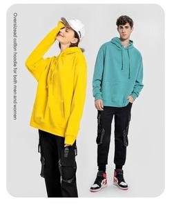Sudadera con Capucha Unisex Personalizada de 380 g/m², 100 % Algodón, Color Sólido, Informal, para Otoño, con Logotipo Frontal Estampado por Transferencia de Calor - Product Image 5