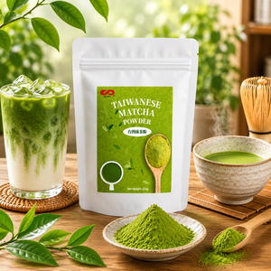 KEIFU Taiwanese Matcha & Green Tea Powder 500g HALAL/HACCP Certified for <b>Bubble</b> Tea Milk Tea <b>Toppings</b> - Product Image 2