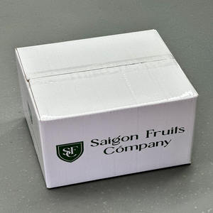 Boîte d'emballage pour fruits en carton ondulé imprimée sur mesure pour le marché américain, carton d'expédition robuste pour produits frais, recyclable, fourniture OEM - Product Image 1
