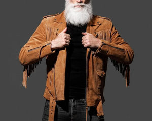 Chaqueta Cargo de Lona Vaquera Casual de Alta Calidad para Hombre, Estilo Vintage Vaquero Occidental, para Primavera, Otoño e Invierno - Product Image 2