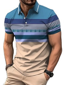 Man With Collar Tee <b>Shirts</b> Slim Fit Polo T <b>Shirt</b> for <b>Men</b> <b>Orange</b> Top No Logo Streetwear Cotton Clothing Chic Comfortable Basic - Product Image 6