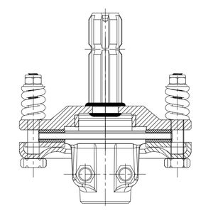 Giunti Universali 1 3/8'' con Frizione a Slittamento PTO a 6 Denti, in Acciaio Carburato, per Trattore, con Rotore Regolabile - Product Image 6