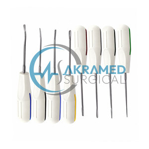 ชุดอุปกรณ์ยกฟัน 8 ชิ้น |   เครื่องมือยกโคนรากฟันสแตนเลสแบบ PDL |   เครื่องมือถอนฟันสำหรับการผ่าตัดช่องปากที่ได้รับการรับรองมาตรฐาน CE - Product Image 1