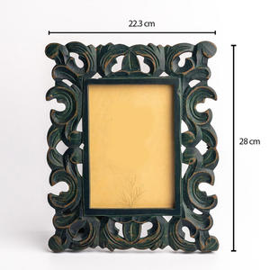 Brownwood Handicrafts - Marco de Fotos Hecho a Mano de Madera MDF de Estilo Vintage con Acabado Antiguo para Decoración de Mesa de Salón - Product Image 3