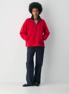 Veste polaire légère à fermeture éclair intégrale pour femme, style streetwear hiver, fournisseur OEM ODM pour le marché américain - Product Image 3