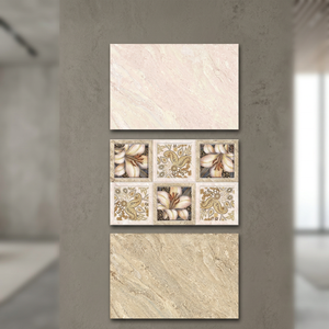 Carreaux muraux numériques en céramique vernissée brillante réfléchissante rose contemporaine 200x300mm Vistaar Factory Direct - Product Image 3