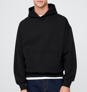 Sweat à capuche pour homme en molleton technique, coupe ajustée, style décontracté, haut de survêtement, plusieurs options de couleurs, vêtement de créateur masculin durable - Product Image 1