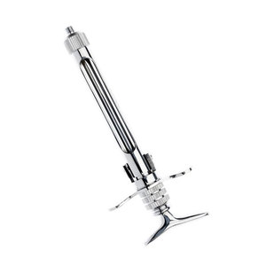 Seringue aspirante pliable en acier inoxydable de qualité supérieure pour instruments chirurgicaux dentaires, 2,2 ml, certifiée CE, marque Britton, manuelle - Product Image 5