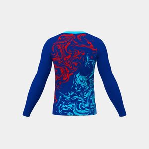 เสื้อรัดกล้ามเนื้อ MMA แขนยาวสำหรับผู้ใหญ่ แบบยูนิเซ็กซ์ ผลิตจากโพลีเอสเตอร์/สแปนเด็กซ์ 300 กรัม เป็นมิตรต่อสิ่งแวดล้อม พร้อมลายพิมพ์แบบ Heat-Transfer |   การบีบอัดแบบแอคทีฟ - Product Image 2