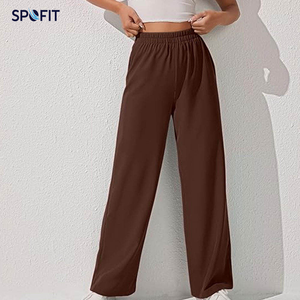 <span class=keywords><strong>Pantaloni</strong></span> da jogging casual da <span class=keywords><strong>donna</strong></span> <span class=keywords><strong>taglie</strong></span> forti per l'autunno, comodi, modellanti, a vita media, fronte piatto, tinta unita, anti-pilling - Product Image 5