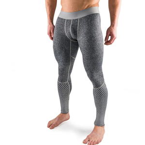 High Quality Men's Gym Fitness Yoga Leggings 2026 Latest Model Print Elastic Waist Seamless Tights Anti-Bacterial Breathable - Product Image 4