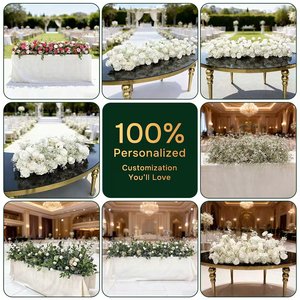 GNW 2026 Nueva Decoración de Boda, Arreglos Florales de Seda Personalizados, Arcos de Rosas, Camino de Mesa para Boda, <span class=keywords><strong>Flores</strong></span> para Arco - Product Image 3