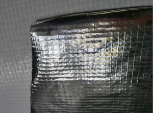 Feuille d'aluminium combinée à un tissu tissé en PE ou une maille en PE comme barrière contre la rayonnement thermique et l'humidité - Product Image 6