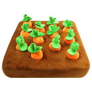 Jouet en peluche Ours pour l'éducation de la petite enfance, favorisant l'interaction parent-enfant, avec des jouets à cueillir (radis, légumes, champignons) - Product Image 4