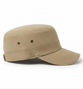 Gorra Cadet Unisex Vintage Personalizada al por Mayor, Ajustable, 100% Algodón, Color Sólido, para Uniforme, Casual, Viajes y Uso Diario - Product Image 3