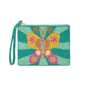 Porte-monnaie coloré à perles, style ethnique, petit sac à monnaie à prix avantageux - Product Image 5