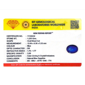 Loose 6.15 Carat Sky Blue Sapphire Gemstone Brilliant Cut for Fine Jewelry - Product Image 4