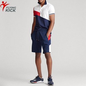 Conjunto de Camiseta Polo y Pantalones Cortos de Alta Calidad para Adultos, 230 g/m², Logotipo Bordado, Diseño Personalizado, Estilo Urbano - Product Image 1