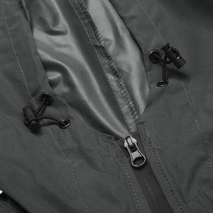 Survêtement de pluie unisexe en polyester robuste et imperméable avec capuche ajustable pour les conditions météorologiques extrêmes, le travail en extérieur et la randonnée - Product Image 5