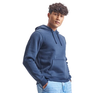 Venta al por mayor OEM Vintage invierno sólido polar pulóver con capucha gimnasio ajuste ecológico ligero ropa deportiva - Product Image 3