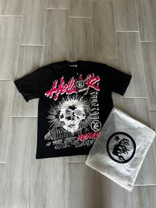 เสื้อยืด Hell Star ผู้ชาย ไซส์ใหญ่ สตรีทแวร์ คุณภาพสูง ผ้าฝ้าย 100% เสื้อยืดลายกราฟิก ยูนิเซ็กส์ เสื้อลำลอง ขายส่ง สั่งซื้อจำนวนมาก MOQ ต่ำ - Product Image 5