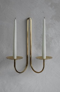 Brass Wall <b>Sconce</b> <b>Candle</b> Holder with Tray Heat Resistant for Home Decoration - Product Image 4